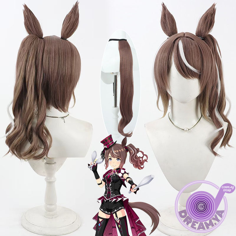 Synthetic Wigs - Highkey Hallowed Cosplay Pruik Uma Musume