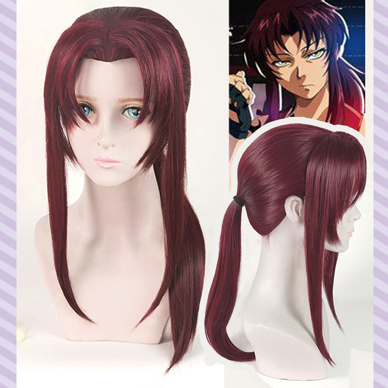 Synthetic Braided Wigs For Black Women - Nieuwe Black Lagoon Rebecca Revy Cosplay