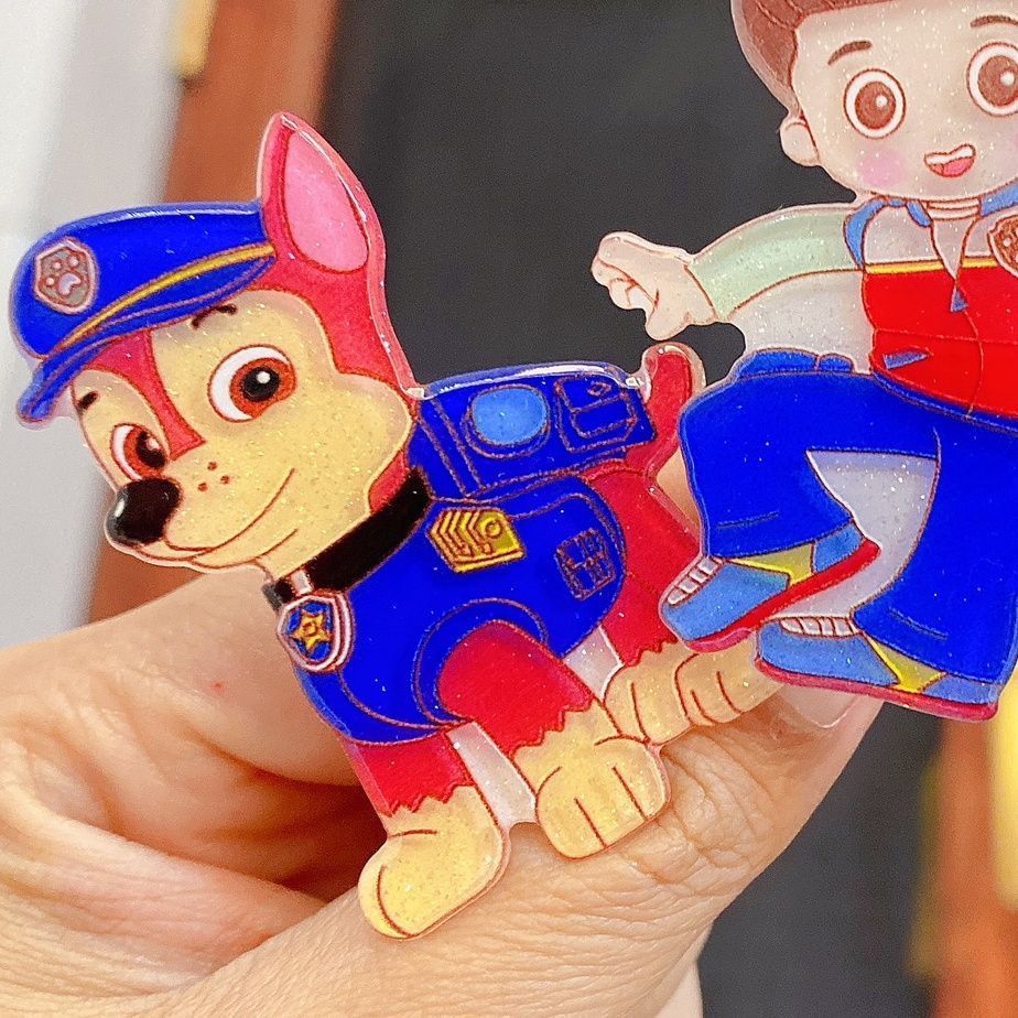Hair Bundles - Stijlvolle schattige Cartoon Paw Patrol acryl