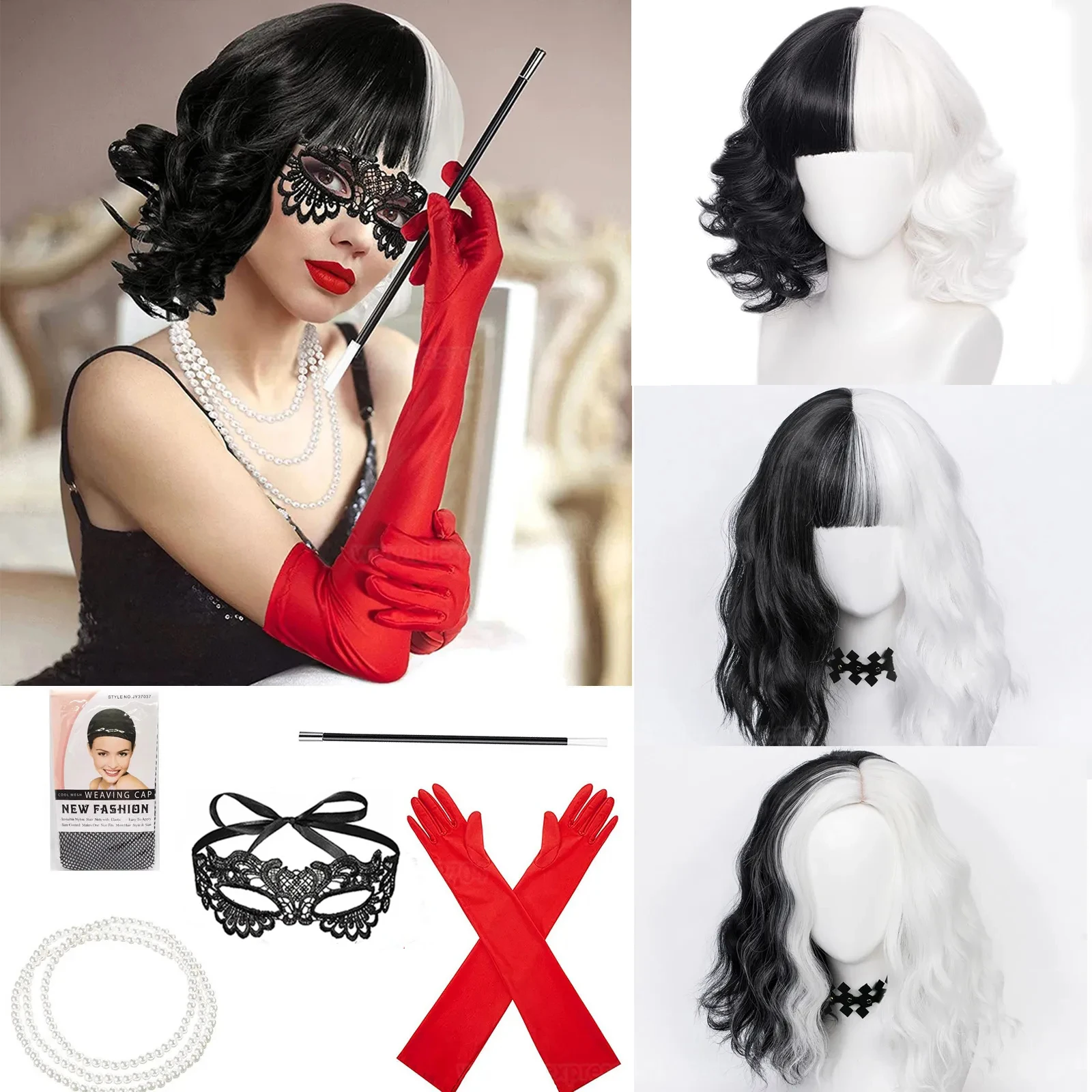 Convention Anime Cruella de Vi - Synthetic Braided Wigs For Black Women recensie en prijs