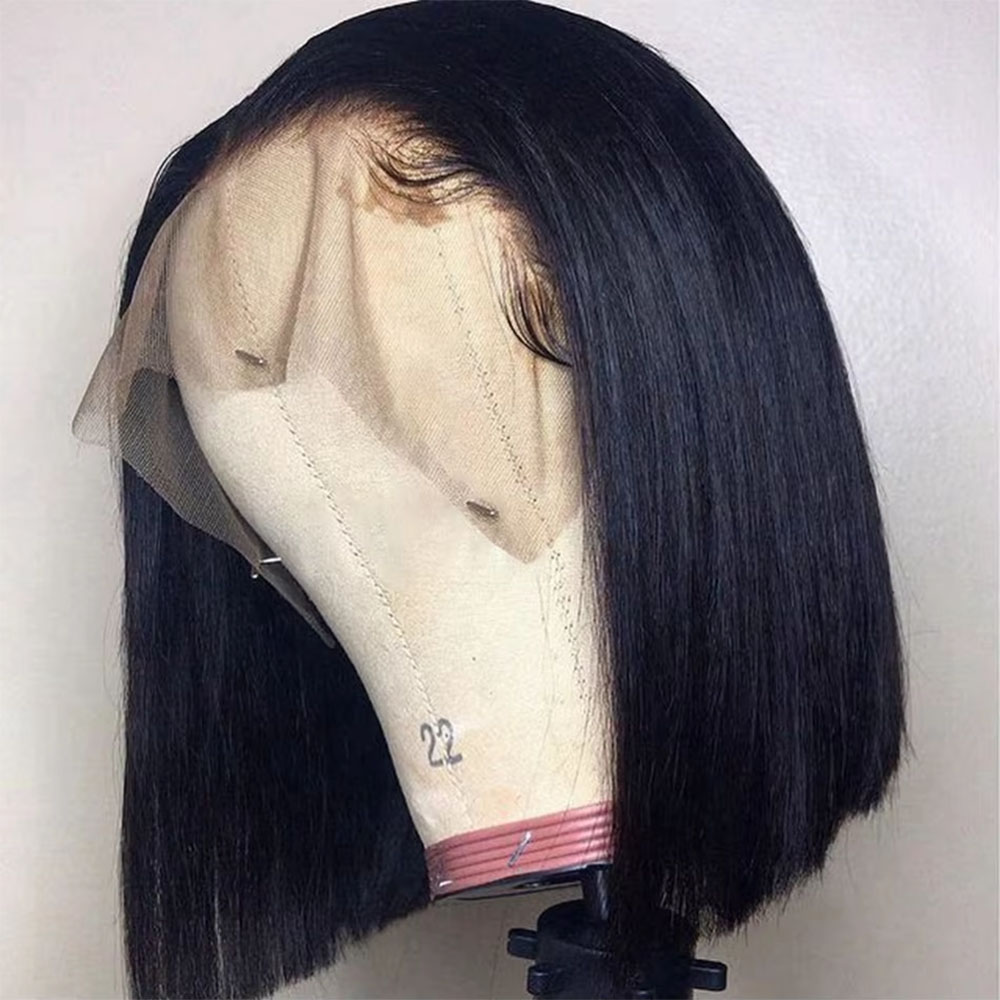 Voorgeknipte, lijmloze pruik v - Pre Parted 13X4 Lace Front Bob Wig recensie en prijs