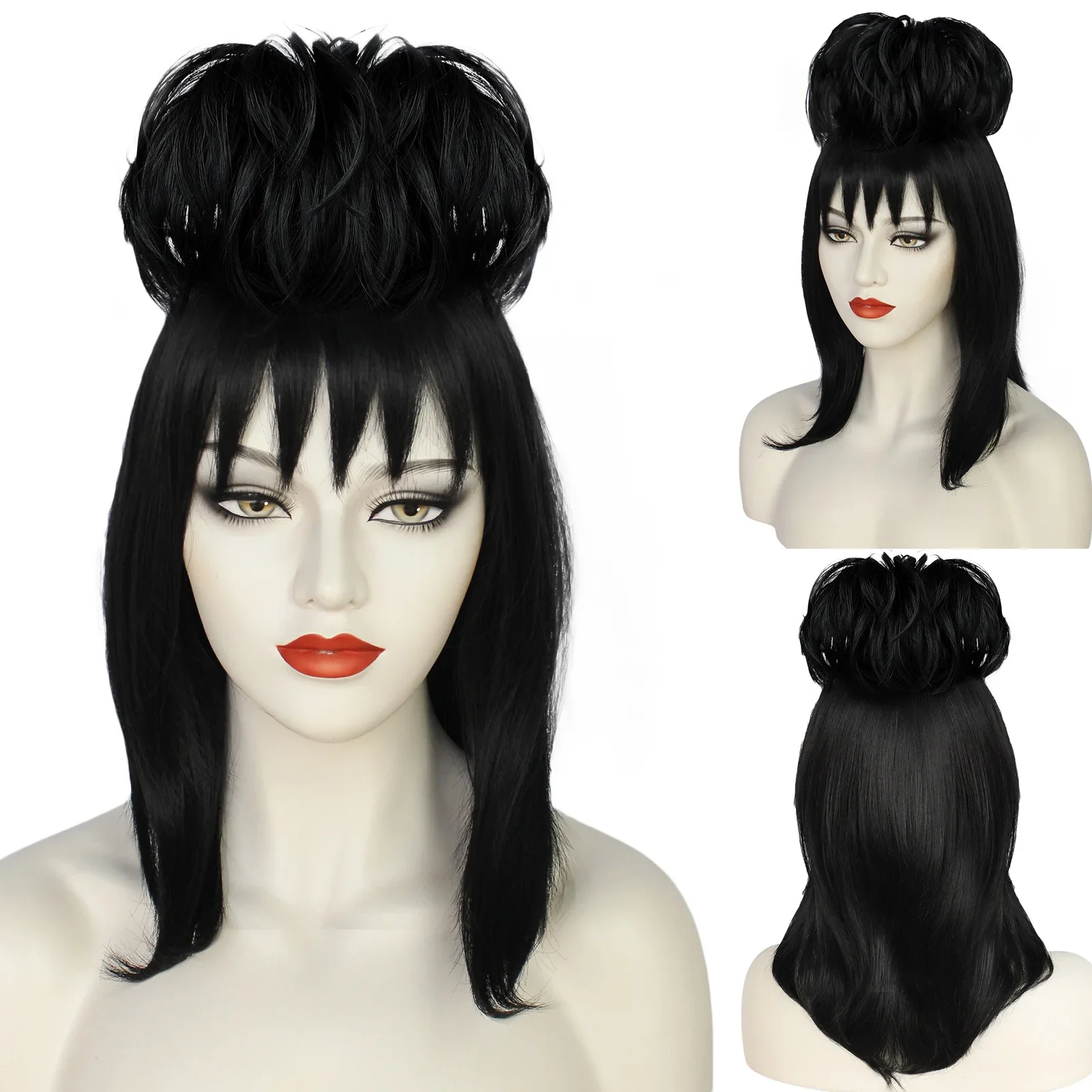 Lydia Deetz Cosplay Pruik Brui - Synthetic Braided Wigs For Black Women recensie en prijs