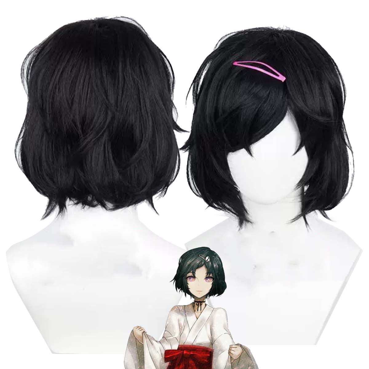 Vrouwen Anime Steins Gate Cosp - Synthetic Braided Wigs For Black Women recensie en prijs