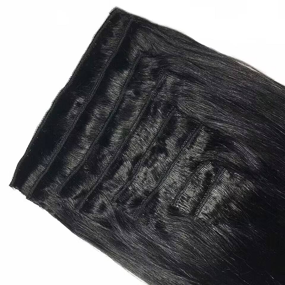 Clip-in haar extensions recht  - Seamless Clip In Hair Extensions Human Hair recensie en prijs